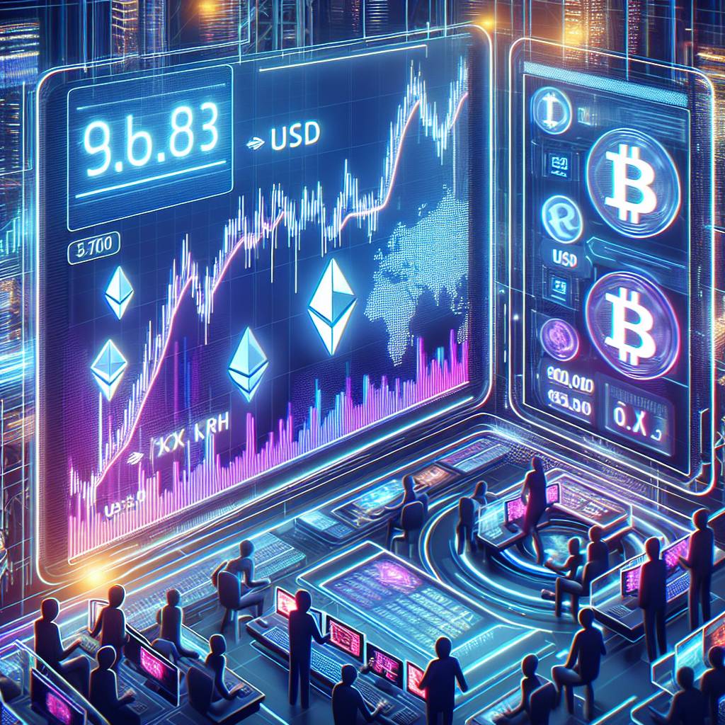 How does the USD to KRW exchange rate affect the value of cryptocurrencies?