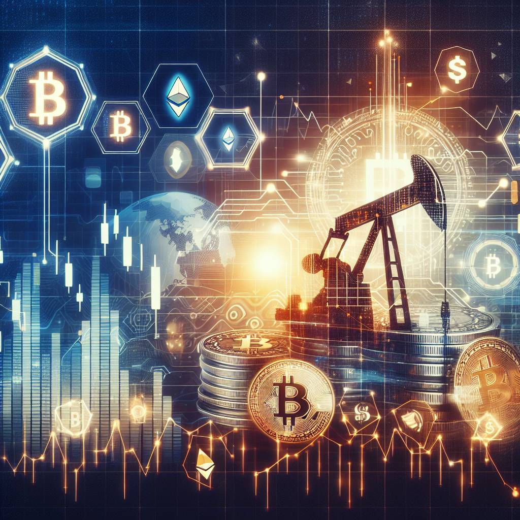 What are the potential implications of the fluctuating WTI crude oil price for digital currencies?