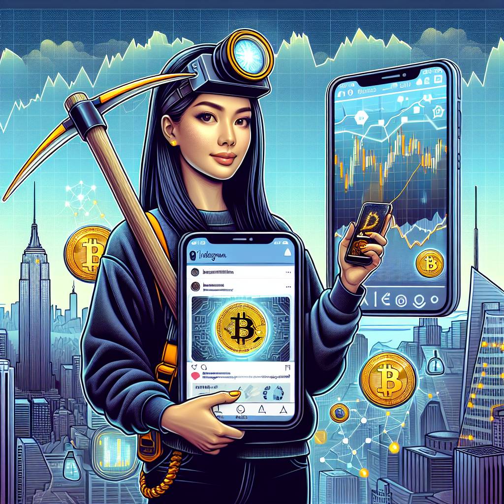 What are the benefits of female bitcoin miners on Instagram?