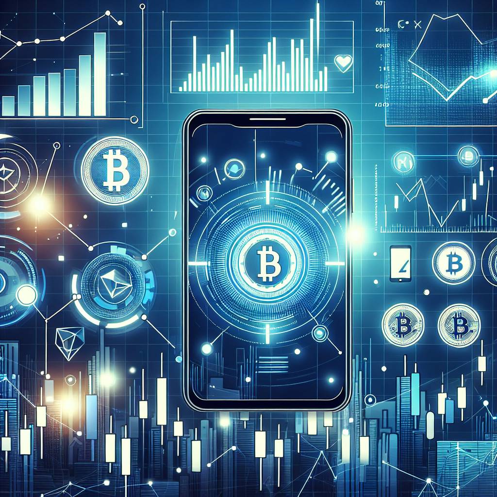 Which mobile apps allow iPhone users to track the prices and trends of different cryptocurrencies?
