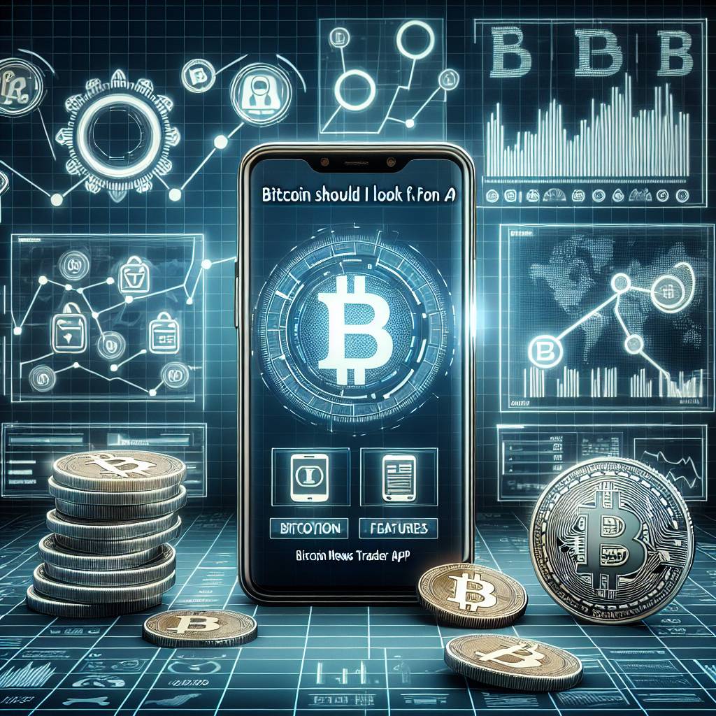 What features should I look for in a bitcoin news trader app?