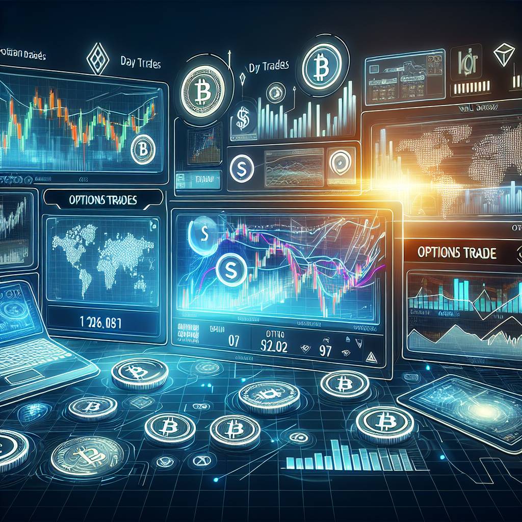 Are options trading activities considered day trades in the cryptocurrency market?