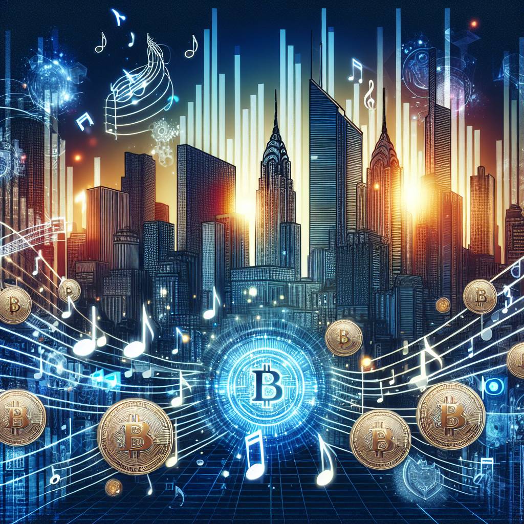 What are the benefits of using cryptocurrency for purchasing music online?