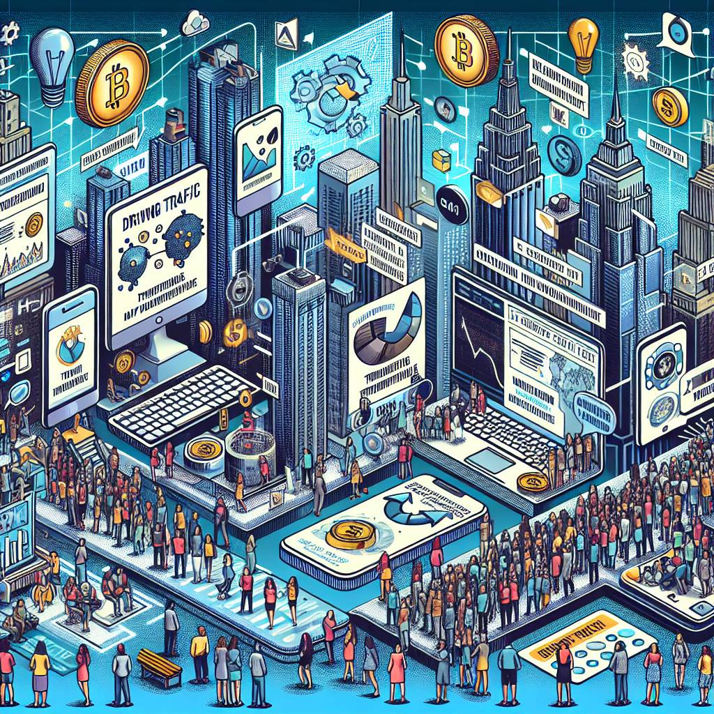 What are some effective strategies for driving organic traffic to a cryptocurrency exchange platform?