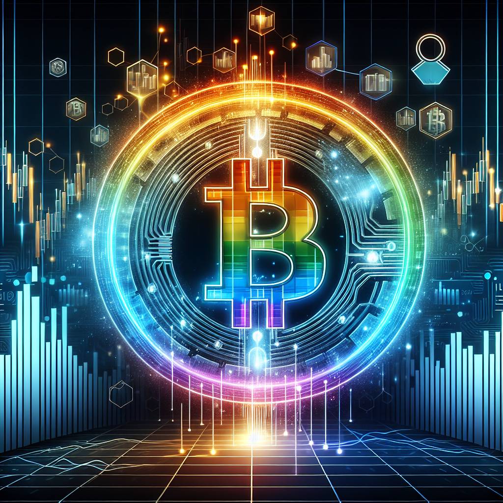 What is the significance of the rainbow chart in the Bitcoin market?