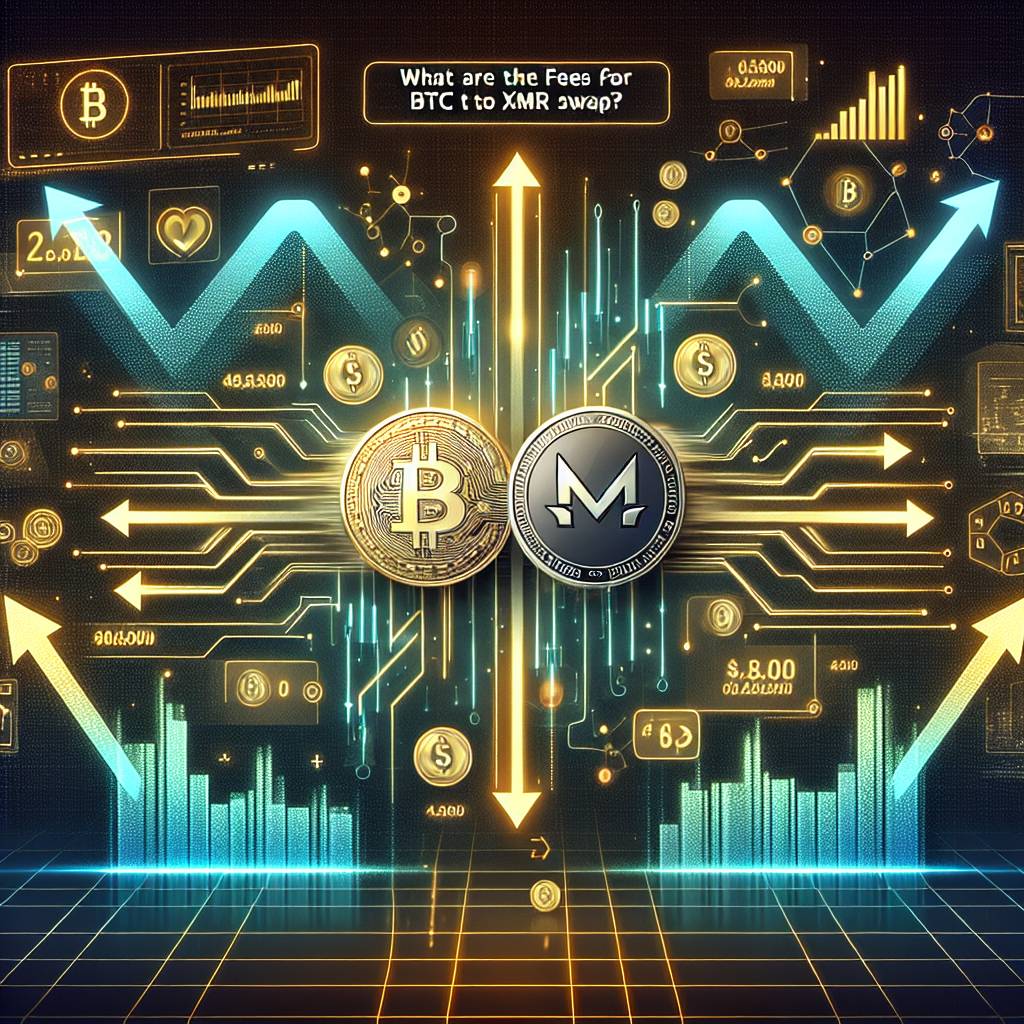 What are the fees involved in exchanging BTC for XMR?