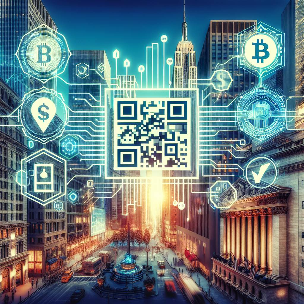 What are the benefits of using a QR code for cryptocurrency addresses?