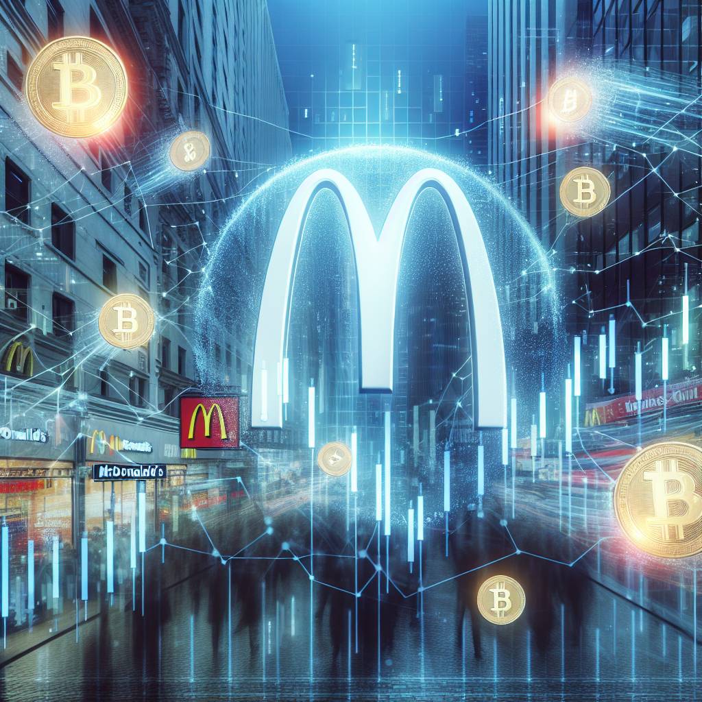 How does McDonald's stock price compare to popular cryptocurrencies like Bitcoin and Ethereum?