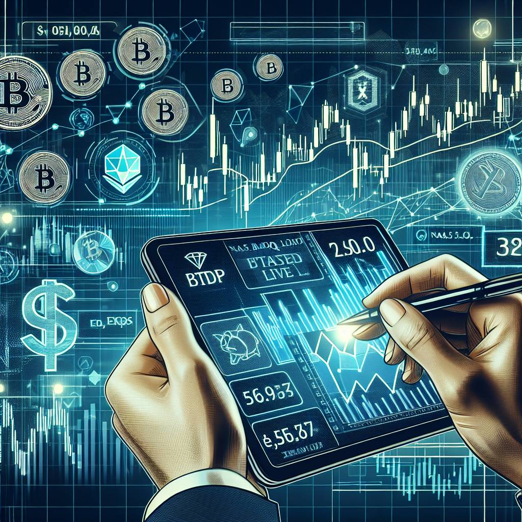 How can I use the NASDAQ100 live chart to predict the future trends of cryptocurrencies?