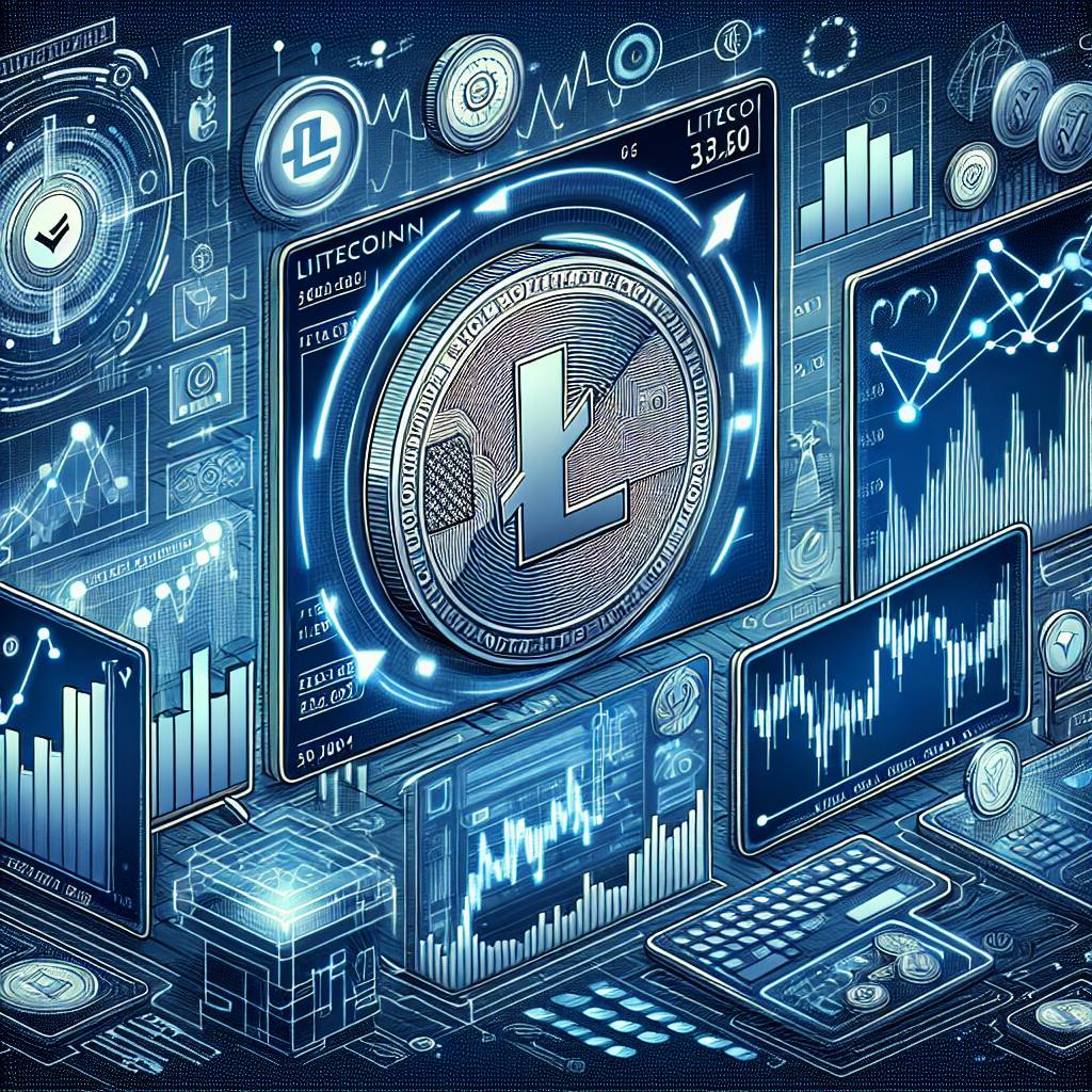 Where can I find real-time market prices for Litecoin?