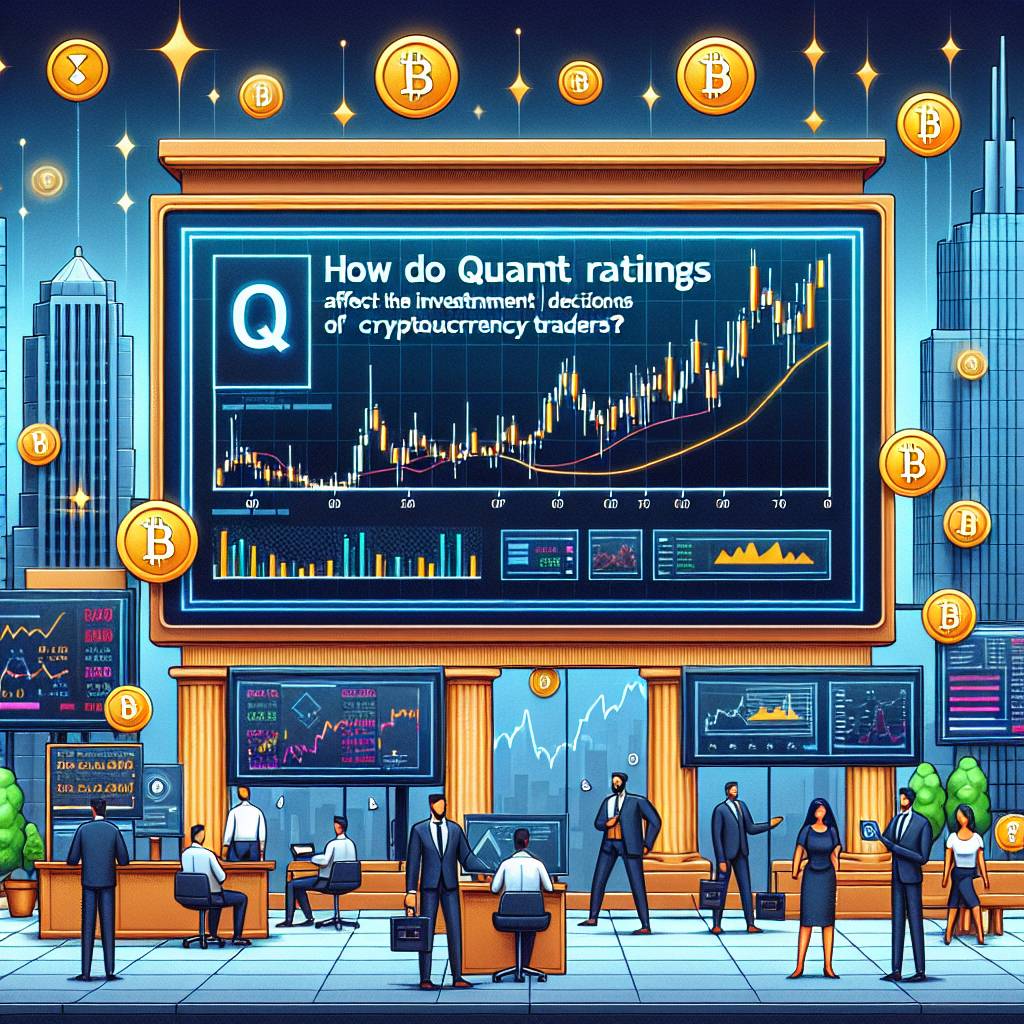 How do the street quant ratings influence the performance of cryptocurrencies?