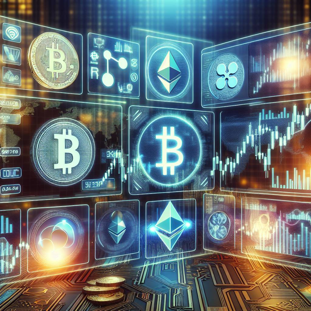 What are some popular cryptocurrencies and their market trends?