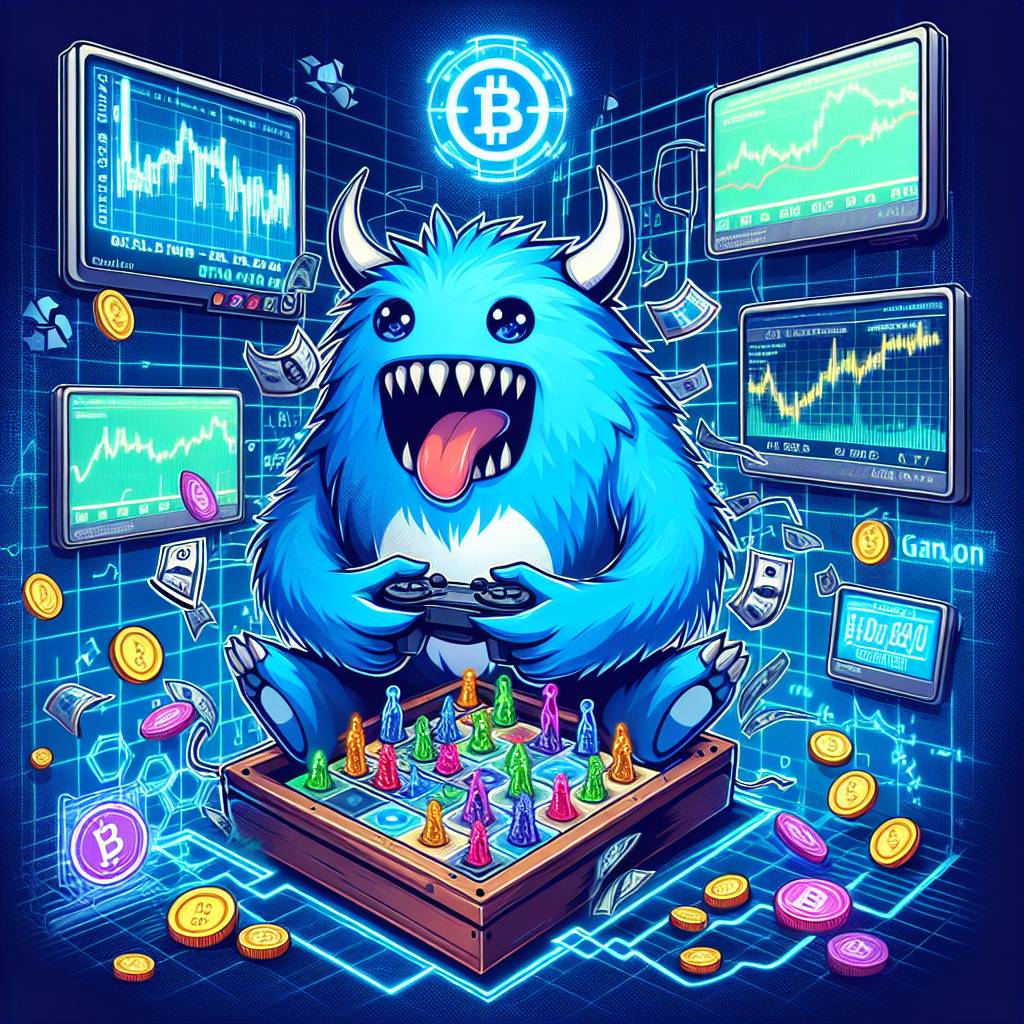 Which blue monster games have integrated blockchain technology?