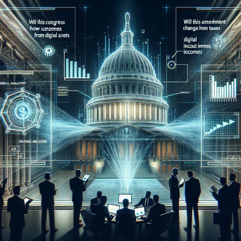 Will this amendment change how Congress taxes incomes earned from digital assets?