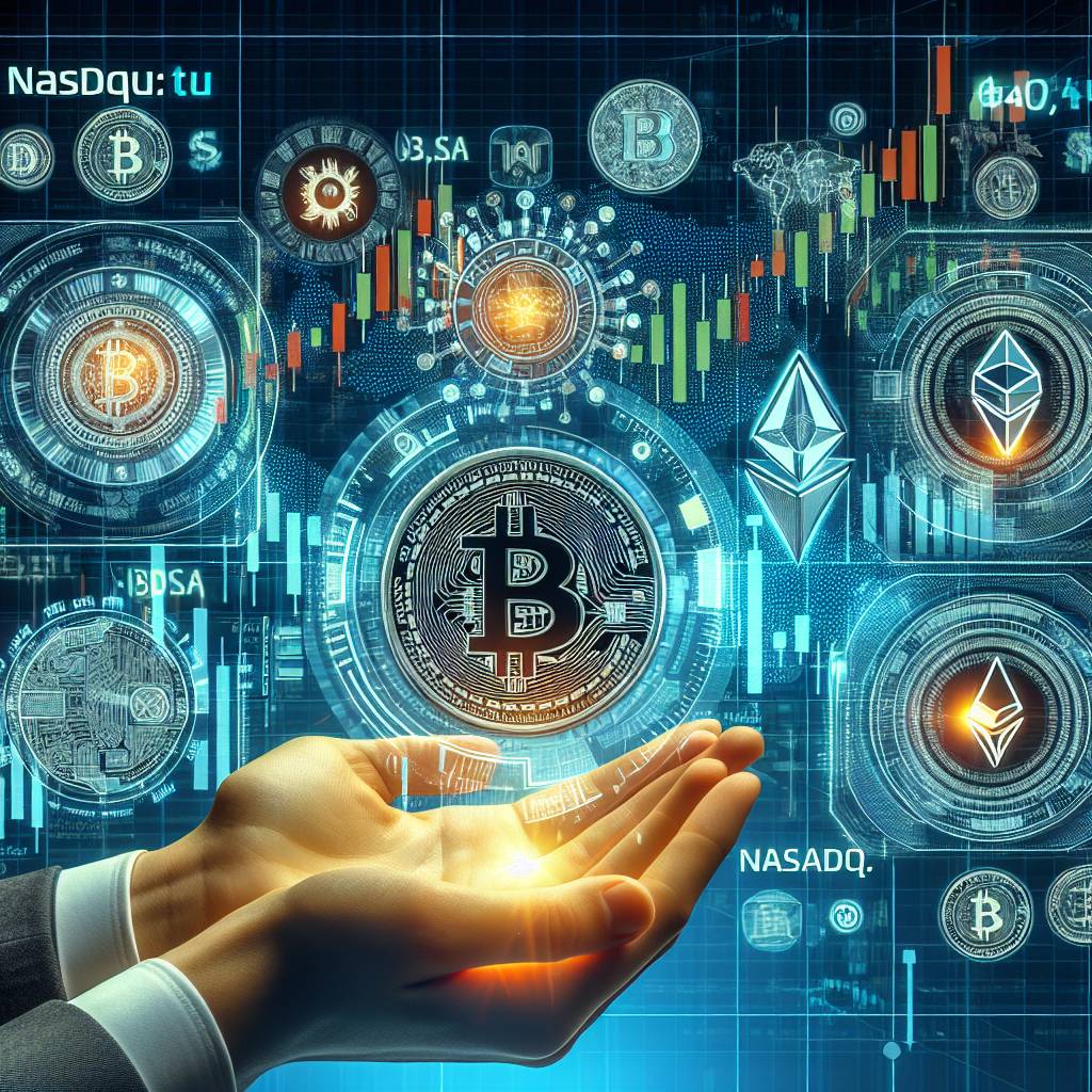 How does NASDAQ influence the price of digital currencies like DSWL?