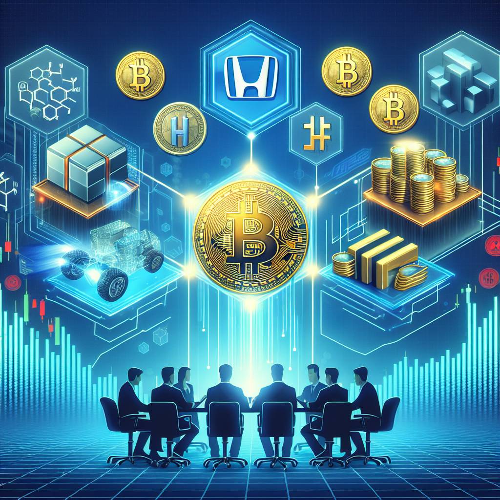 What is the historical trend of Honda's market cap in the blockchain industry?