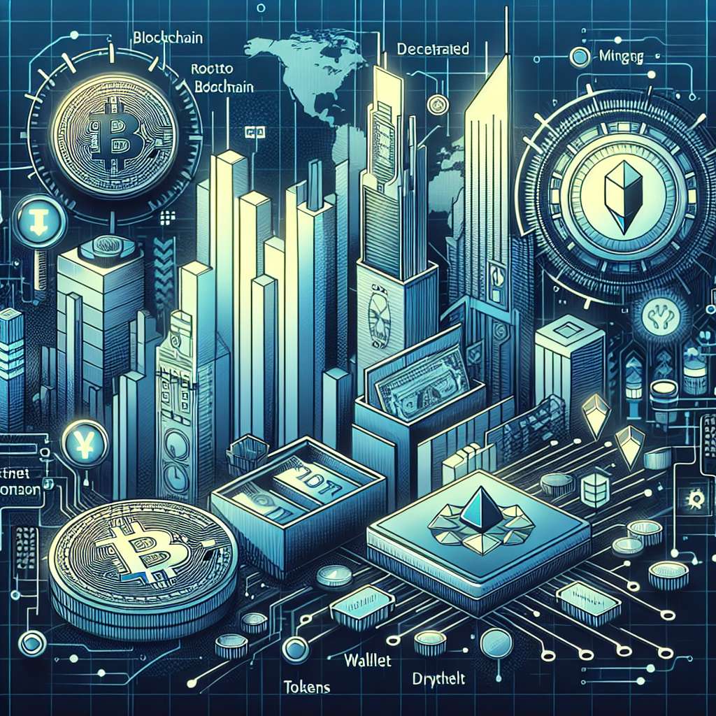 What are the common stock market terminologies for beginners in the cryptocurrency industry?