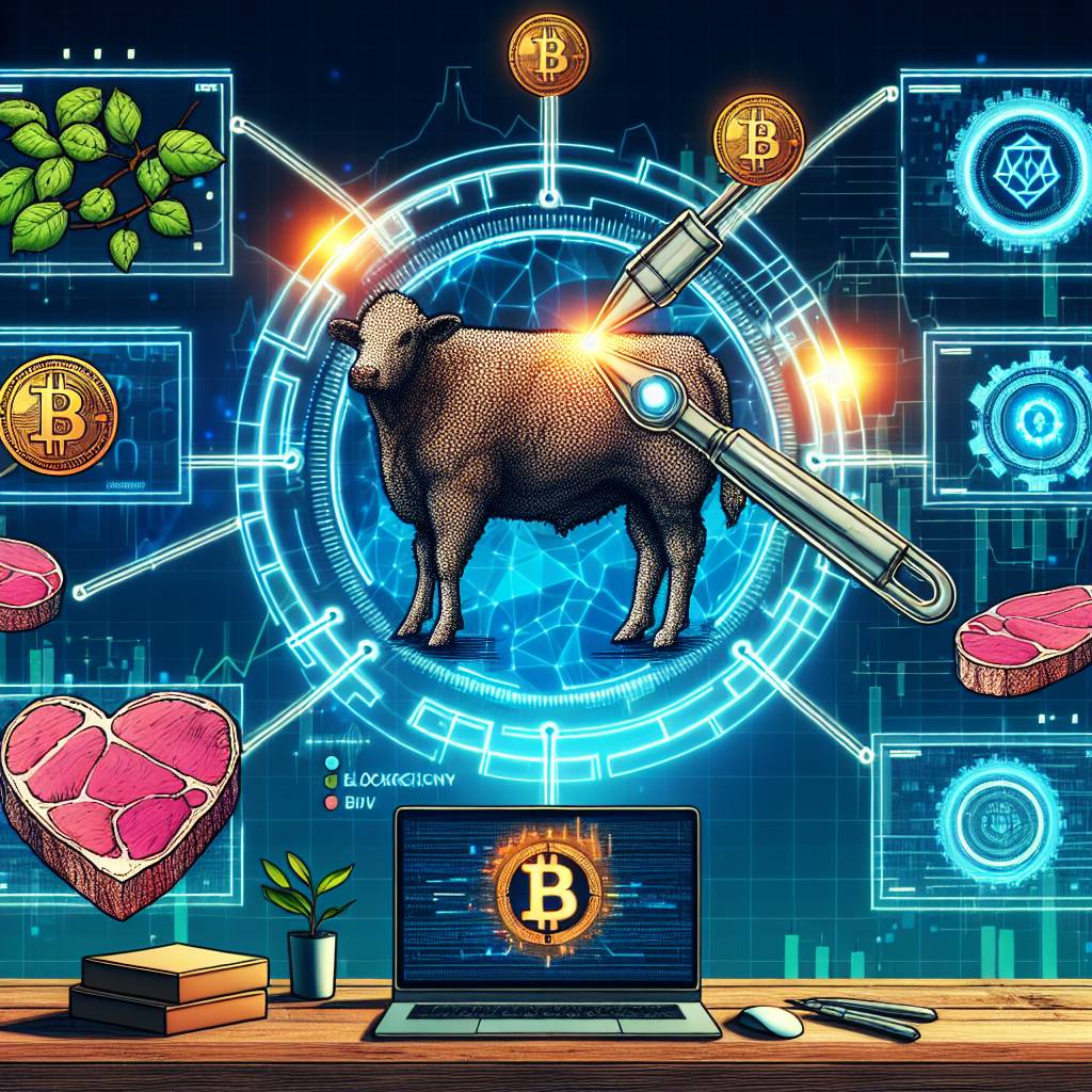 Are there any blockchain projects focused on the lab grown meat industry?