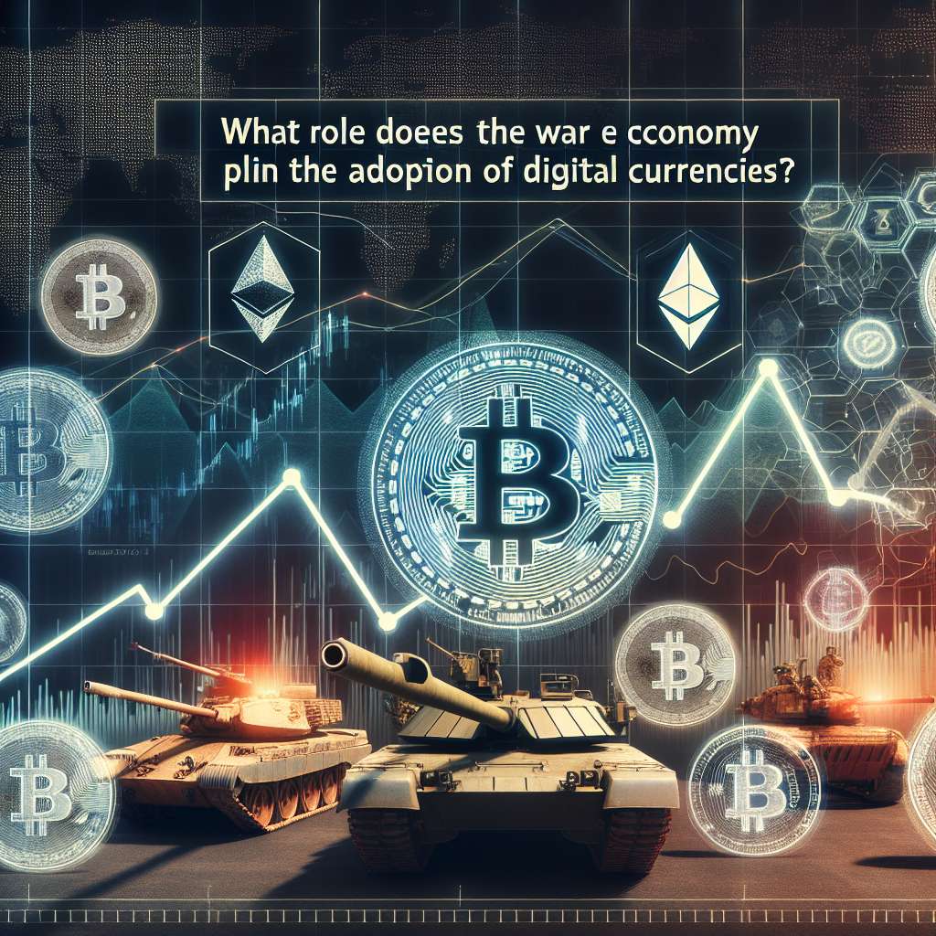 What role does the war economy play in the adoption of digital currencies?