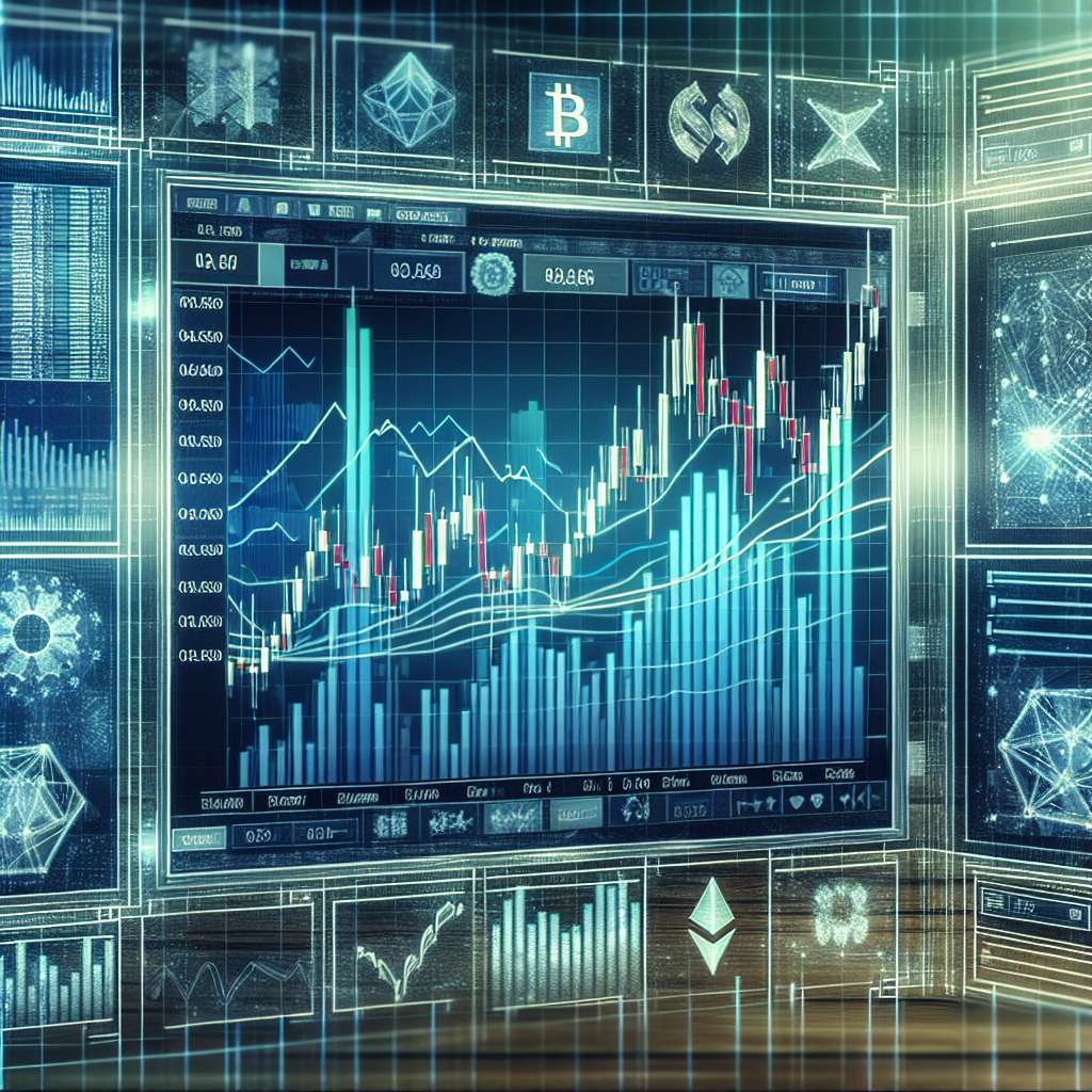 Which tools or websites provide live trading charts for cryptocurrency traders?