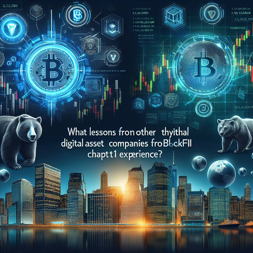What lessons can other digital asset companies learn from BlockFi's Chapter 11 experience?
