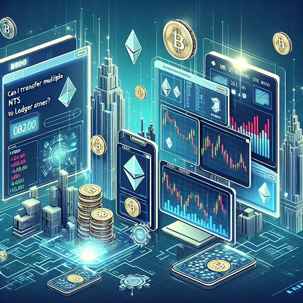 Can I transfer multiple NFTs to Ledger at once?