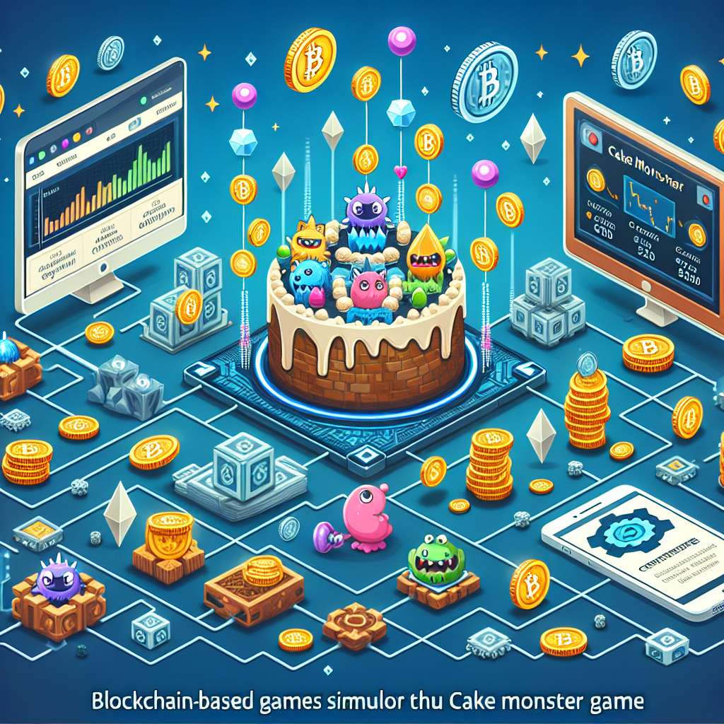 Are there any blockchain-based games similar to Cake Monster Game?