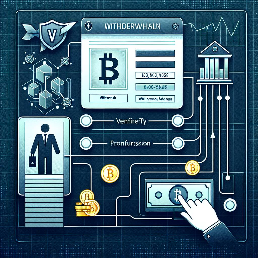 What is the process for withdrawing funds from a cryptocurrency brokerage account?