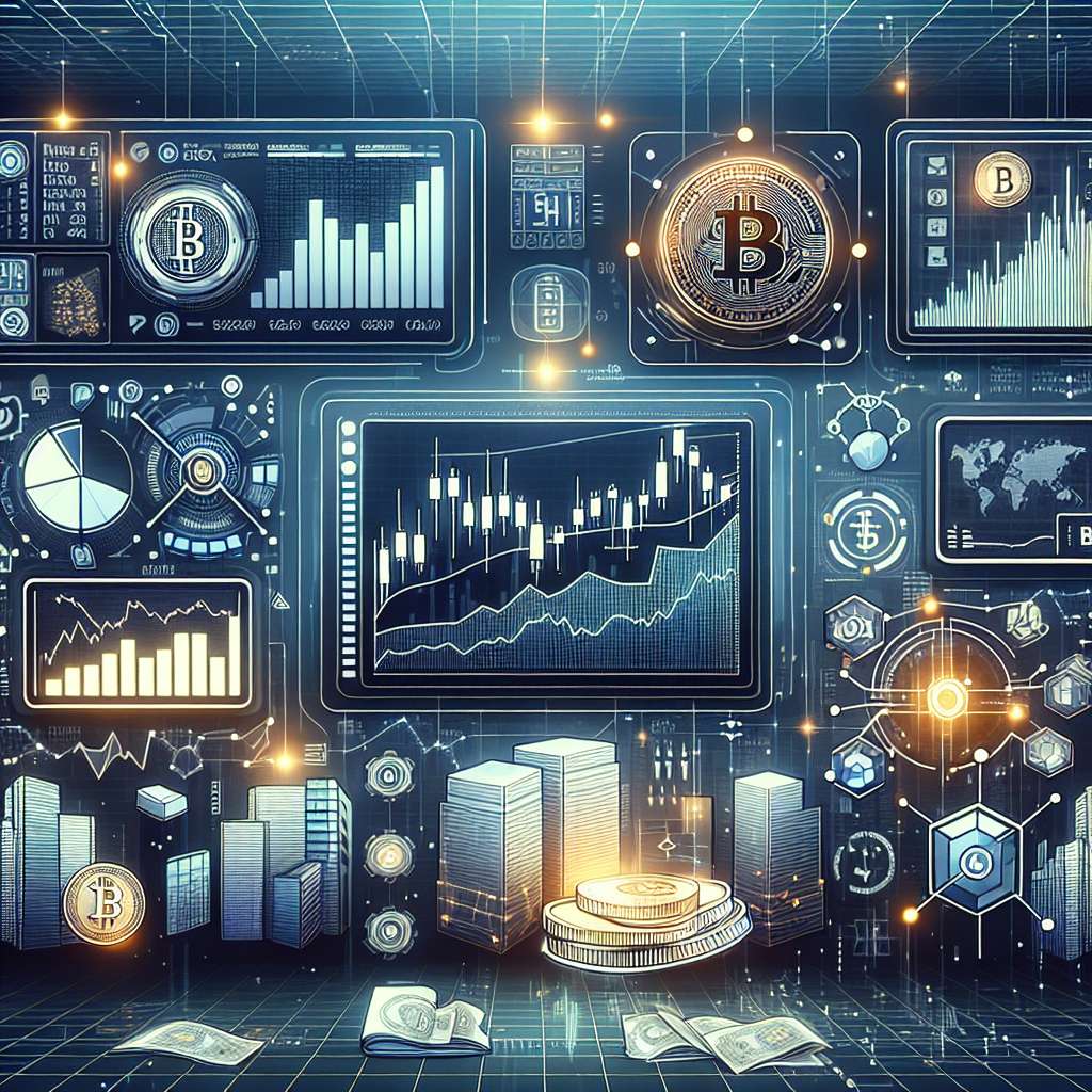 Which web displays provide real-time updates on cryptocurrency market trends?