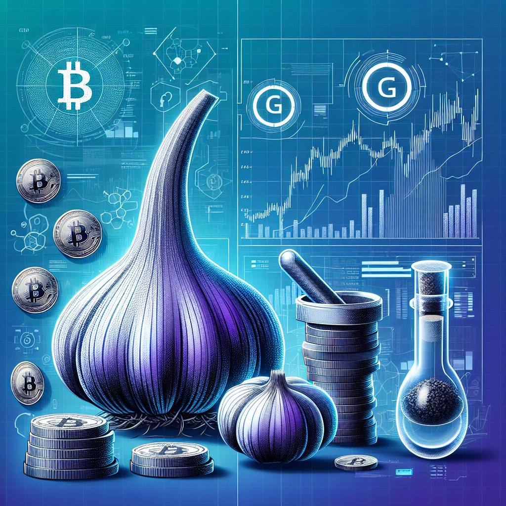 What is the connection between the garlic test and the rise of cryptocurrency?