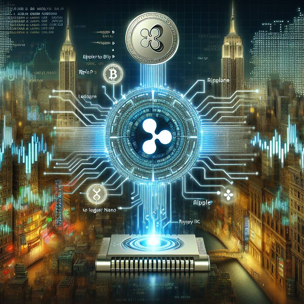 What are the steps to transfer Ripple from Binance to a Ledger device?