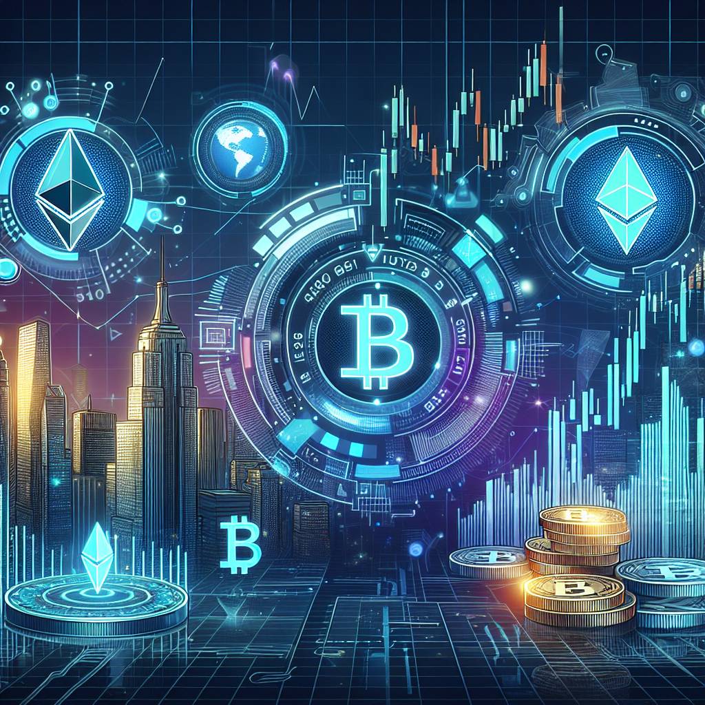 Which digital currencies have shown symmetrical triangle patterns recently?