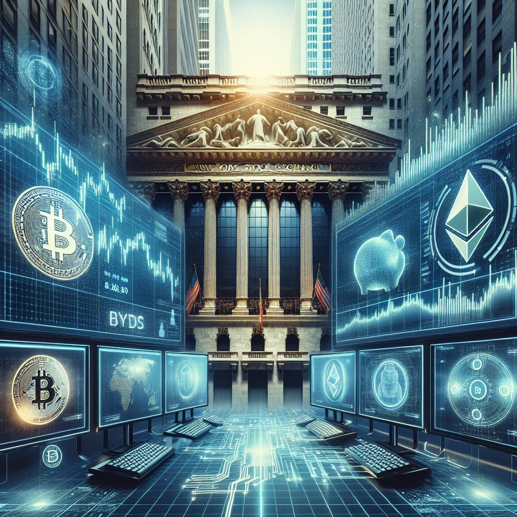What is the correlation between NYSE and the adoption of cryptocurrencies?