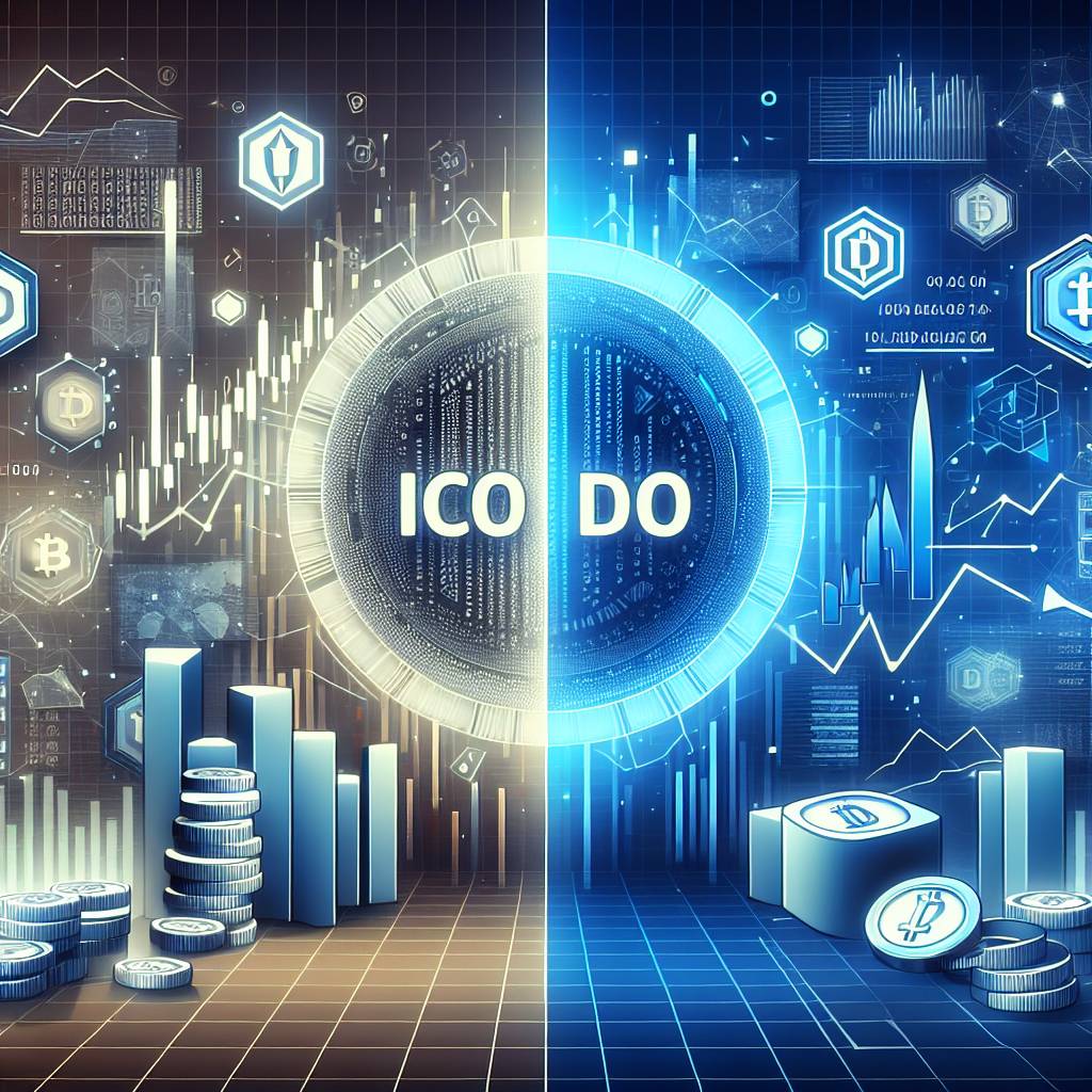 What are the differences between ICO and IDO in the cryptocurrency industry?