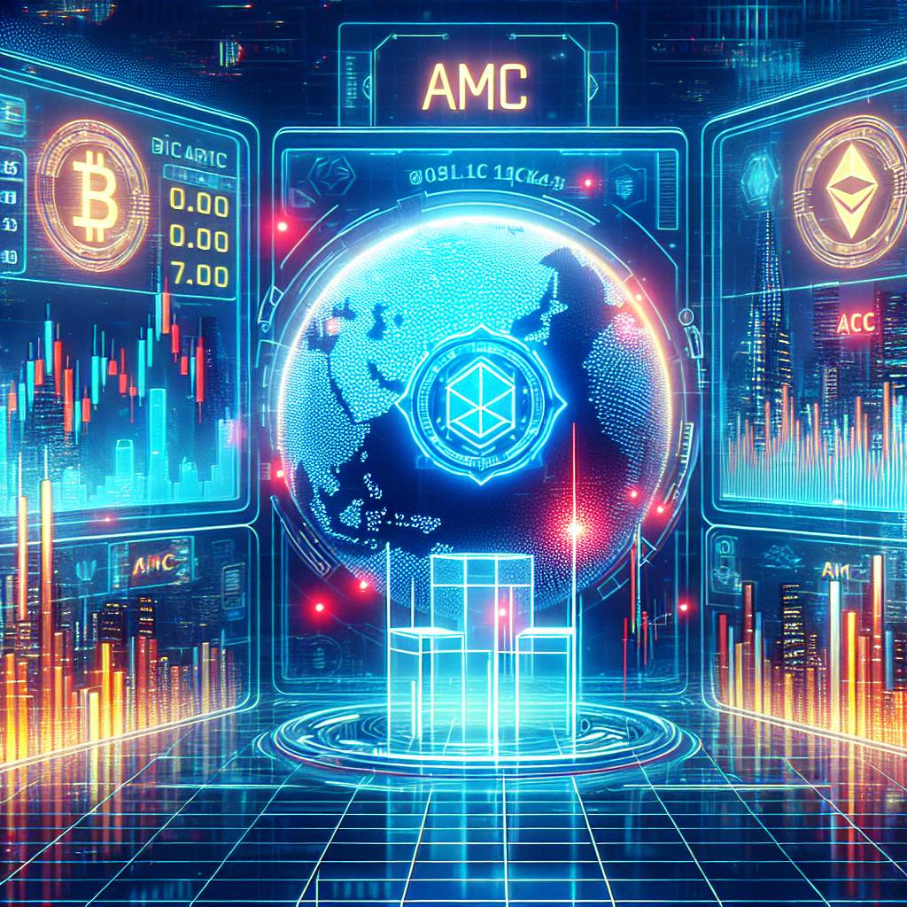 What are the predictions for the future AMC stock price in the cryptocurrency community?