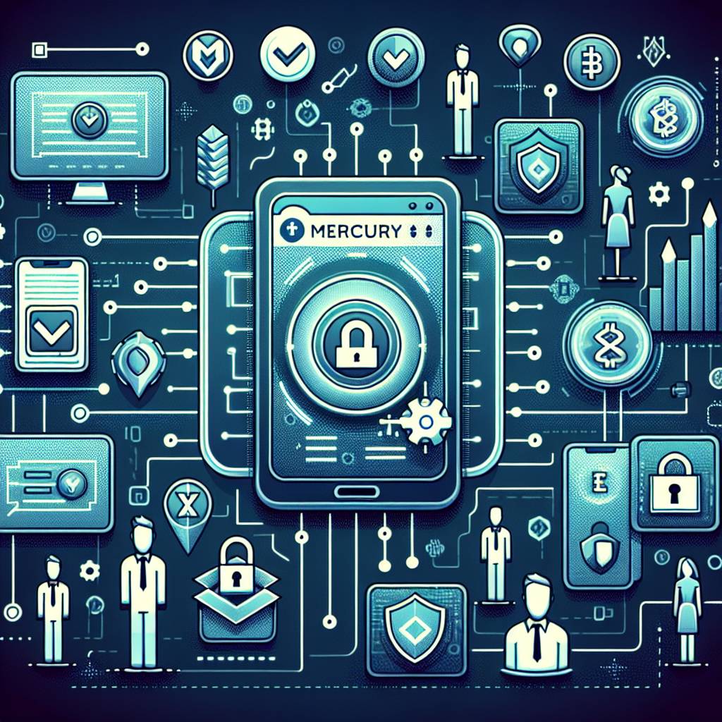 What is the process of verifying a Mercuryo account for cryptocurrency transactions?