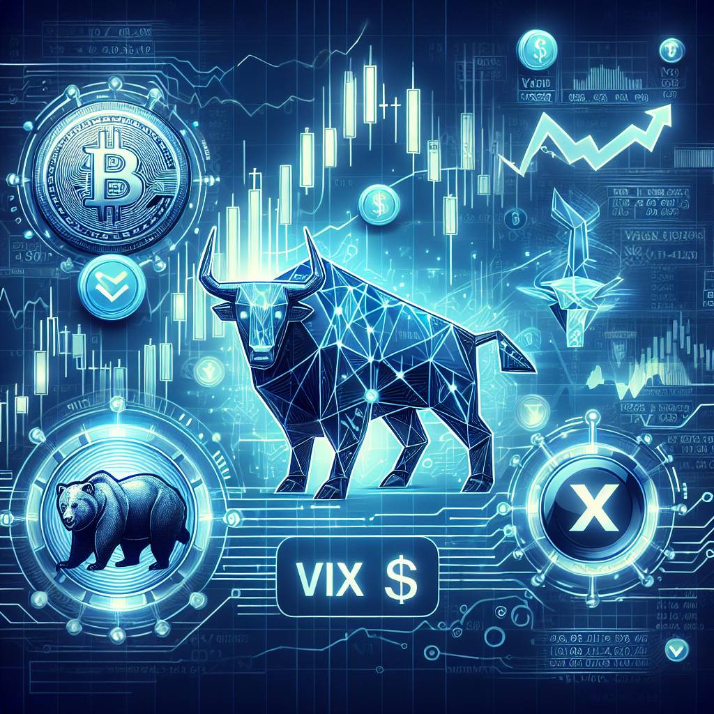 How can the VIX futures contract be used as a predictor of cryptocurrency price volatility?