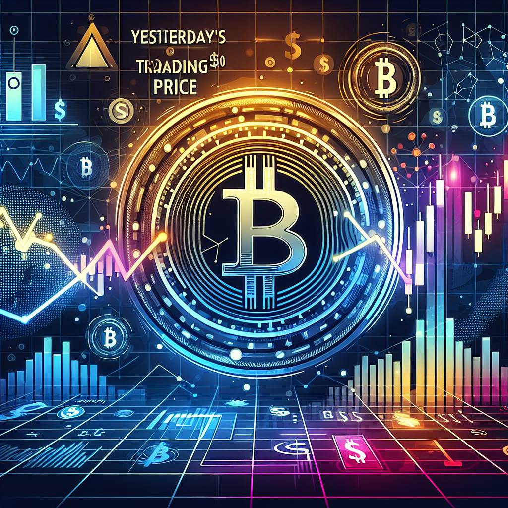 What was the yesterday's trading price for Bitcoin?