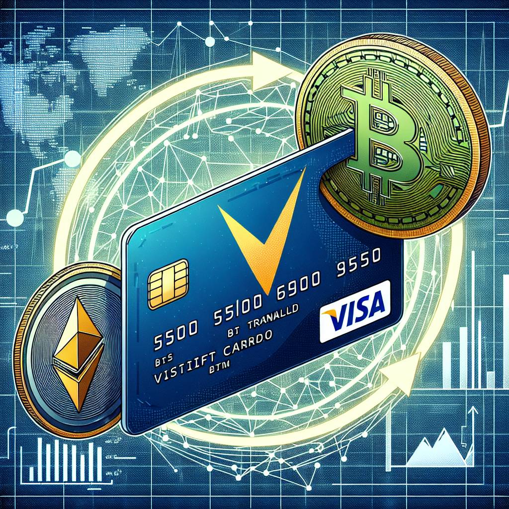 How can I convert my one vanilla visa card balance into cryptocurrencies?