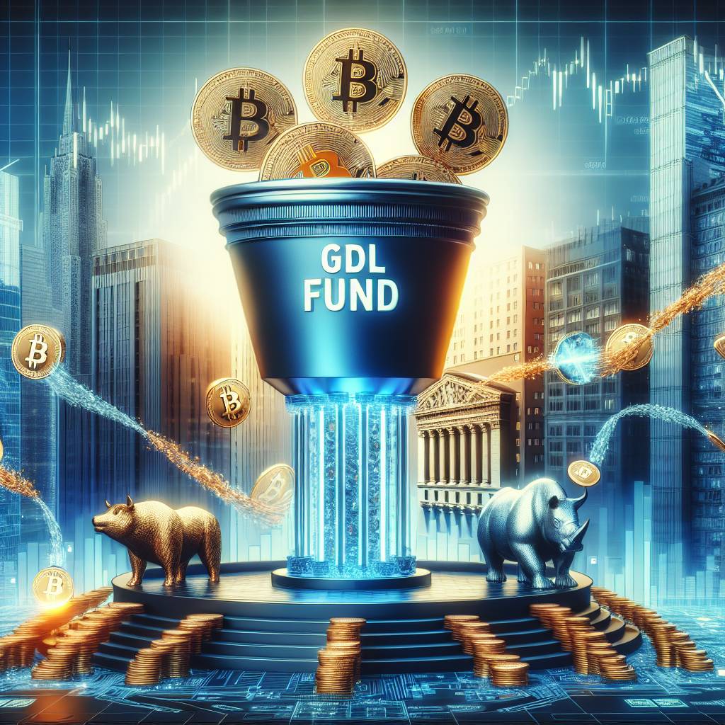 Which cryptocurrencies are accepted for purchasing shares of the GDL Fund?