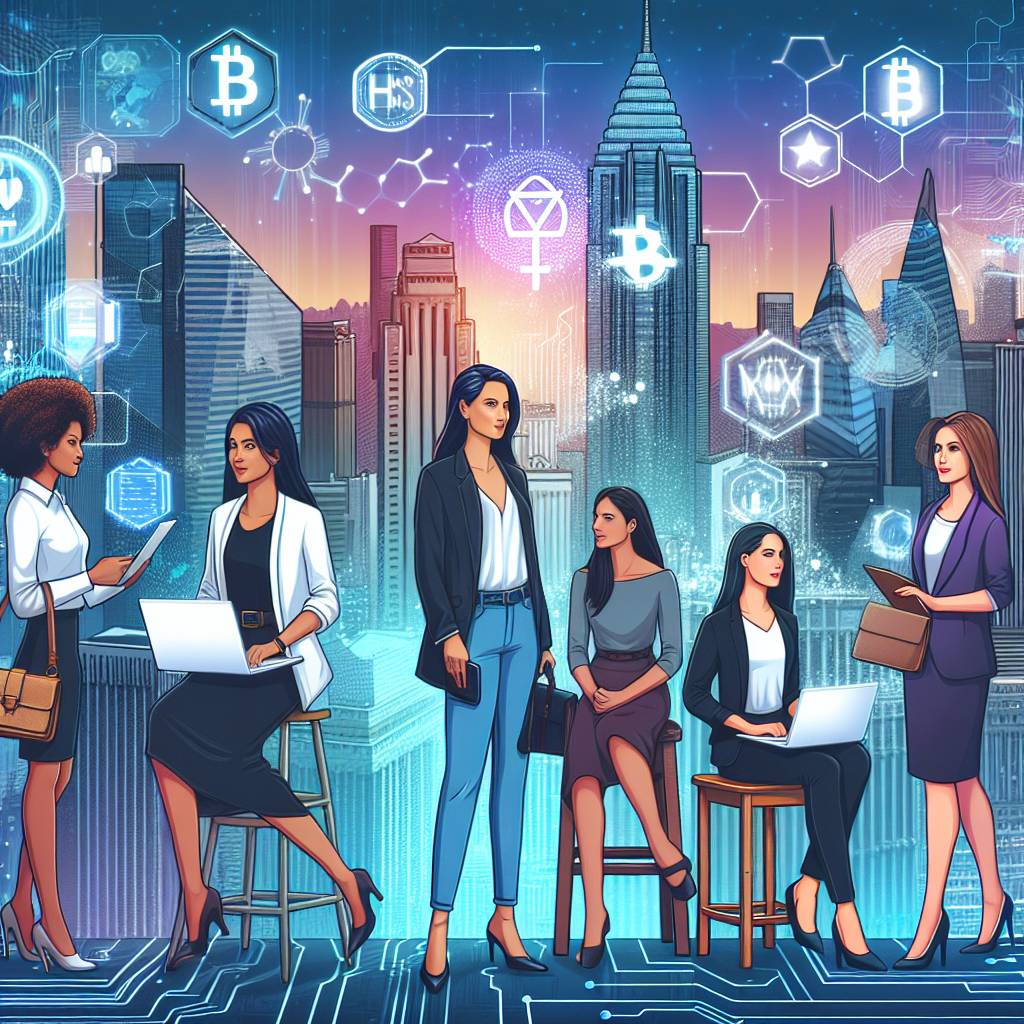 What challenges do female executives face in the cryptocurrency sector?