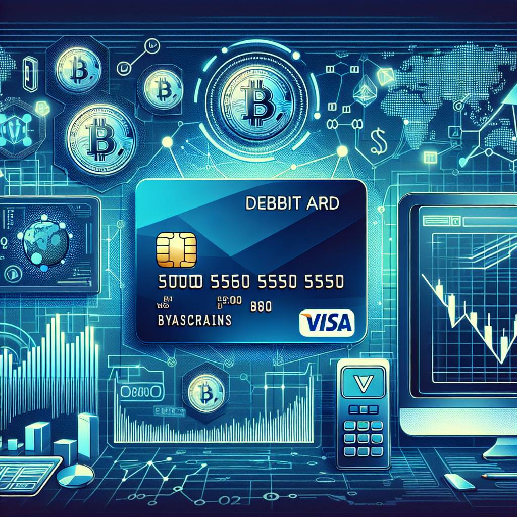 How can I use a visa debit card to buy cryptocurrencies?