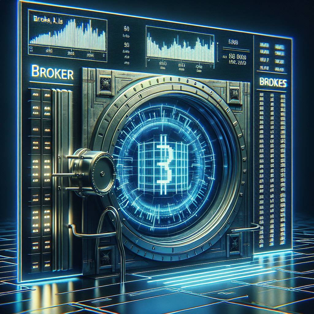 Which broker number provides the most reliable and secure cryptocurrency storage?