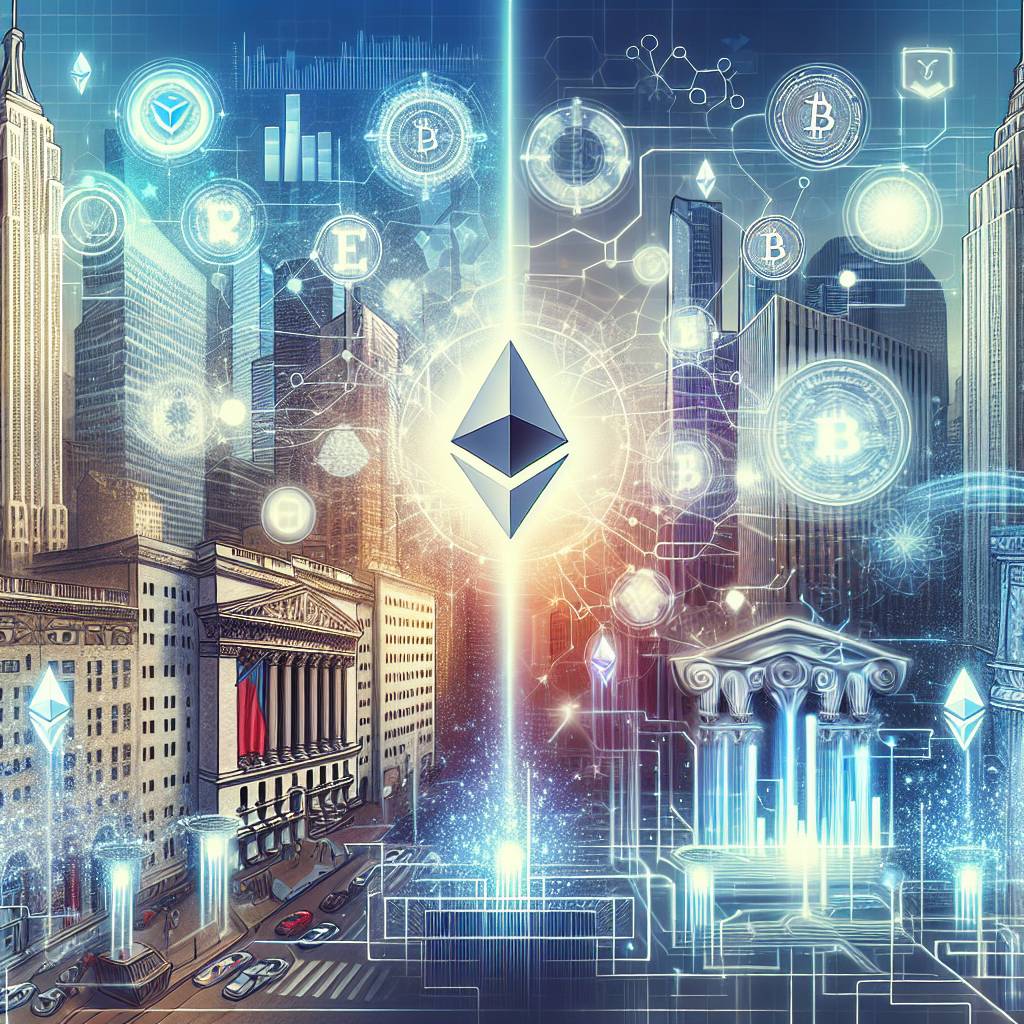 What are the key reasons behind Cathie Wood's interest in Ethereum and its role in the future of finance?