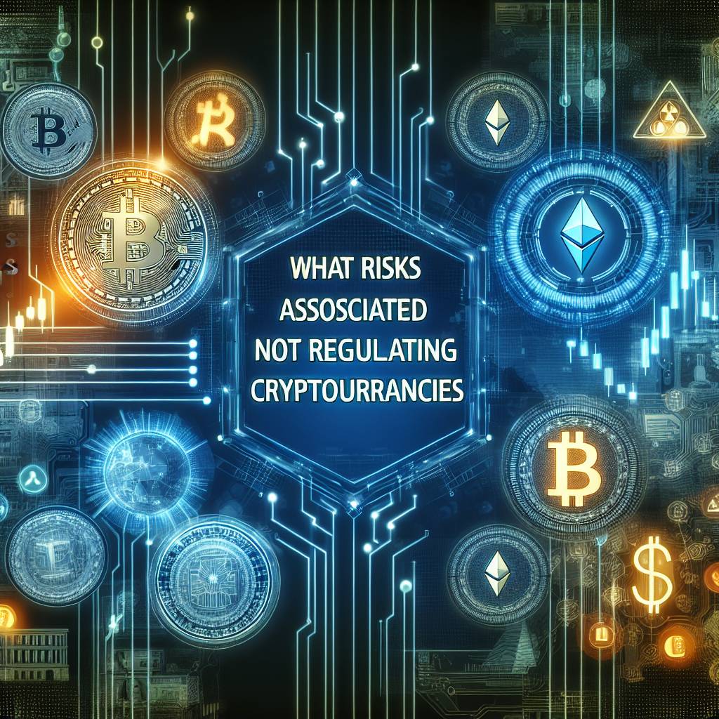 What risks are associated with not regulating cryptocurrencies?