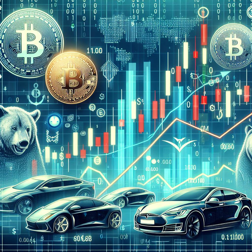 What was the correlation between the Tesla stock price before the split and the performance of cryptocurrencies in 2020?