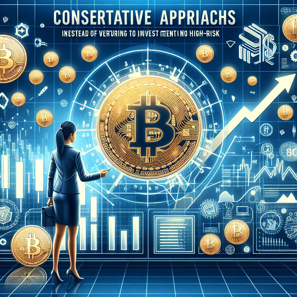 What are some conservative approaches to investing in cryptocurrencies instead of venturing into high-risk opportunities?