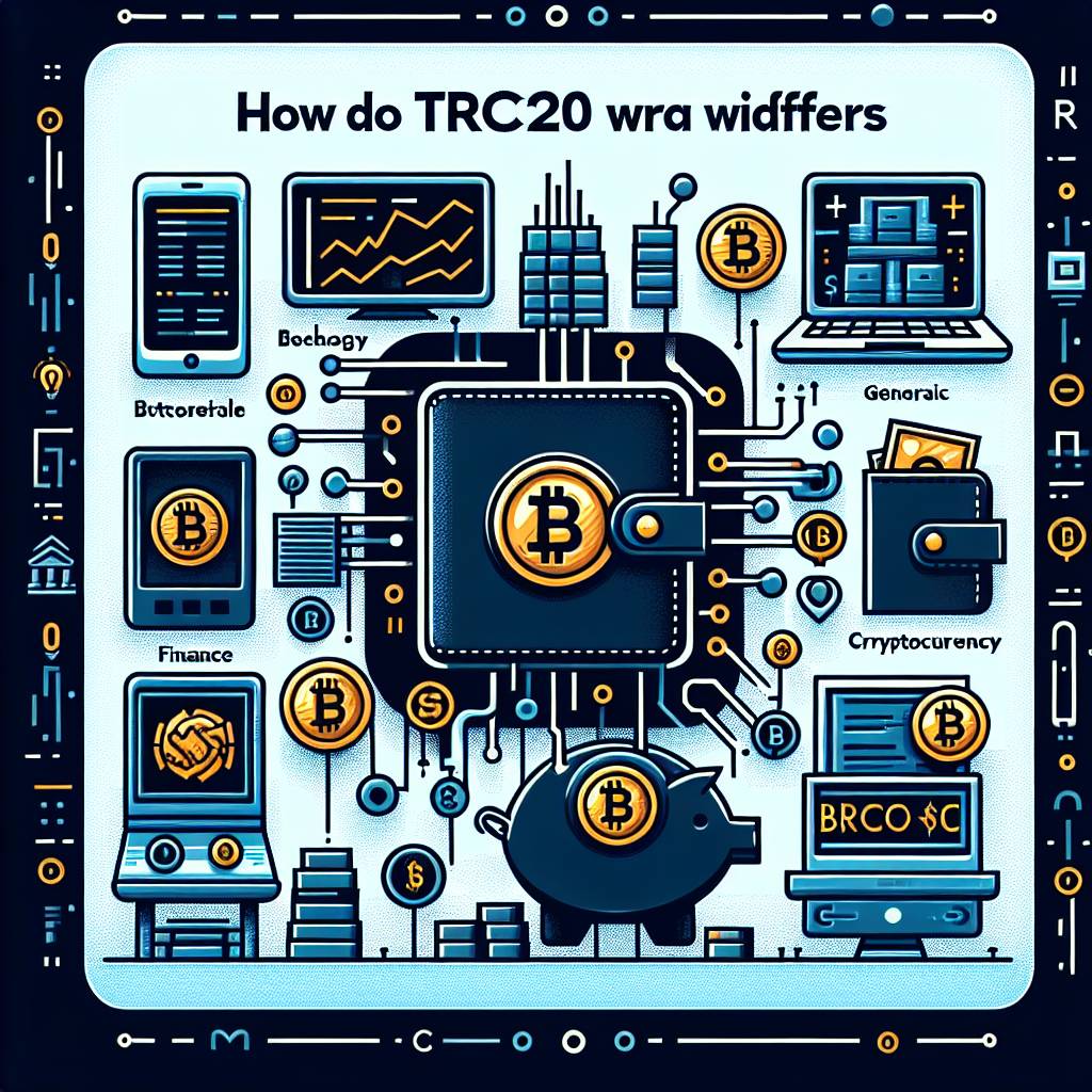 How do ERC20 and TRC20 tokens differ in terms of functionality and use cases?