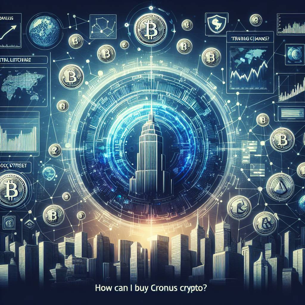 How can I buy Cronus Crypto?