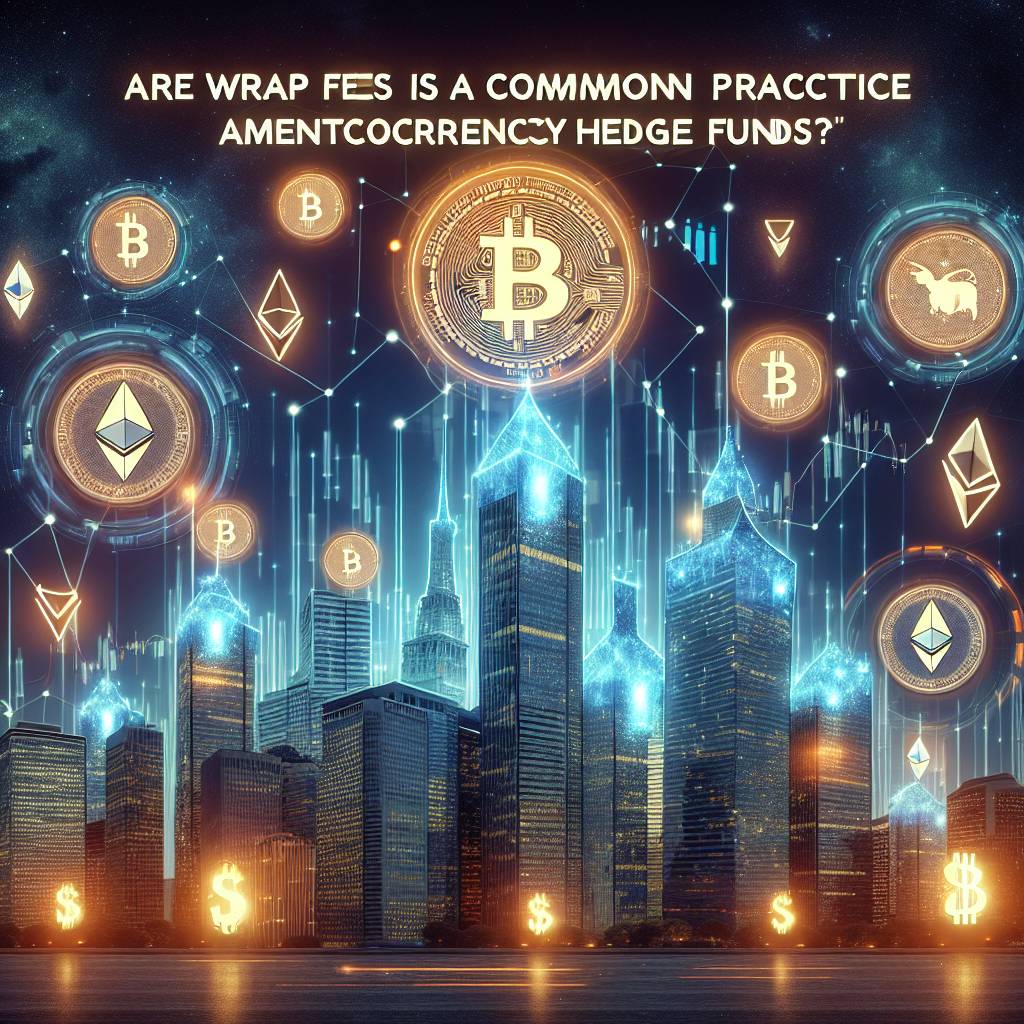 Are wrap fees a common practice among cryptocurrency hedge funds?